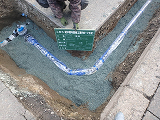 水道管布設替工(HPPE管)